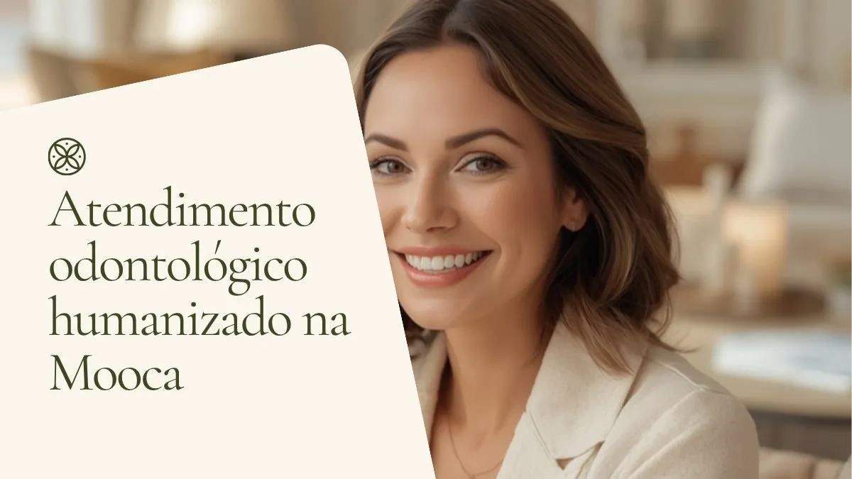 Pessoa sorrindo de forma natural — capa do artigo 'Atendimento odontológico humanizado na Mooca', do consultório da Dra. Cléo Salustiano, dentista na Mooca, São Paulo.