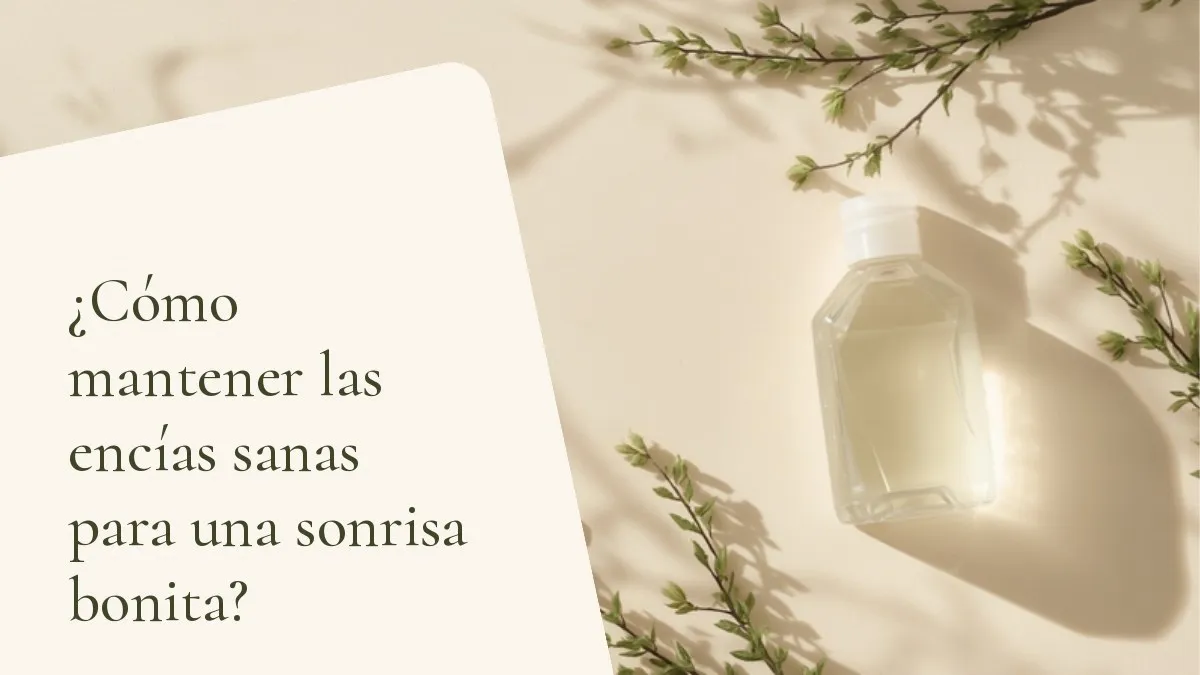 Objetos de odontología relacionados con el tema sobre una superficie clara — portada del artículo '¿Cómo mantener las encías sanas para una sonrisa bonita?', del consultorio de la Dra. Cléo Salustiano, dentista en Mooca, São Paulo.