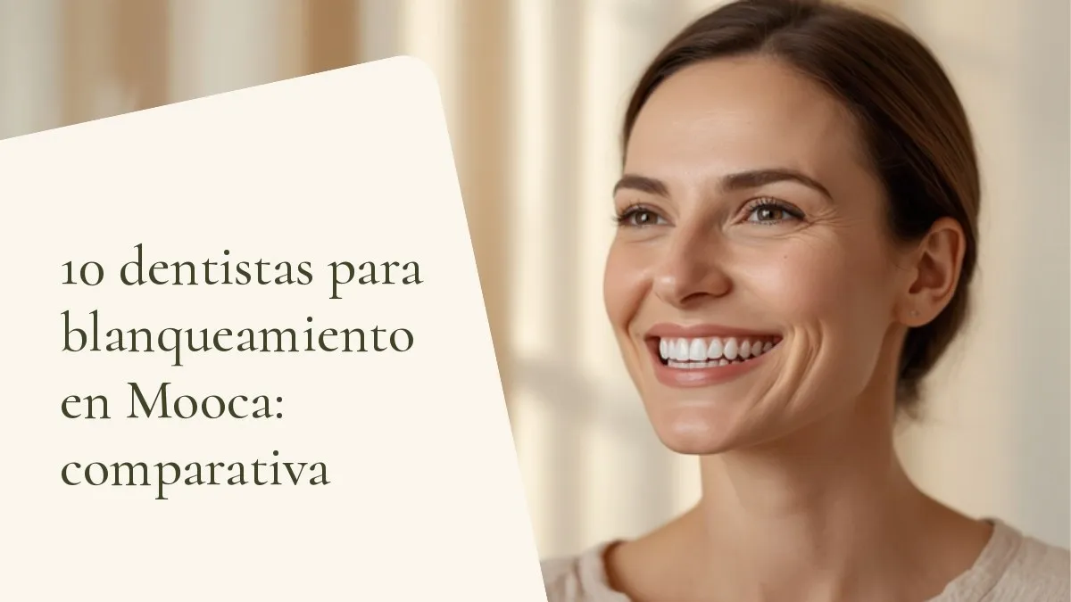 Persona sonriendo de forma natural, con dientes claros — portada del artículo '10 dentistas para blanqueamiento en Mooca: comparativa', del consultorio de la Dra. Cléo Salustiano, dentista en Mooca, São Paulo.