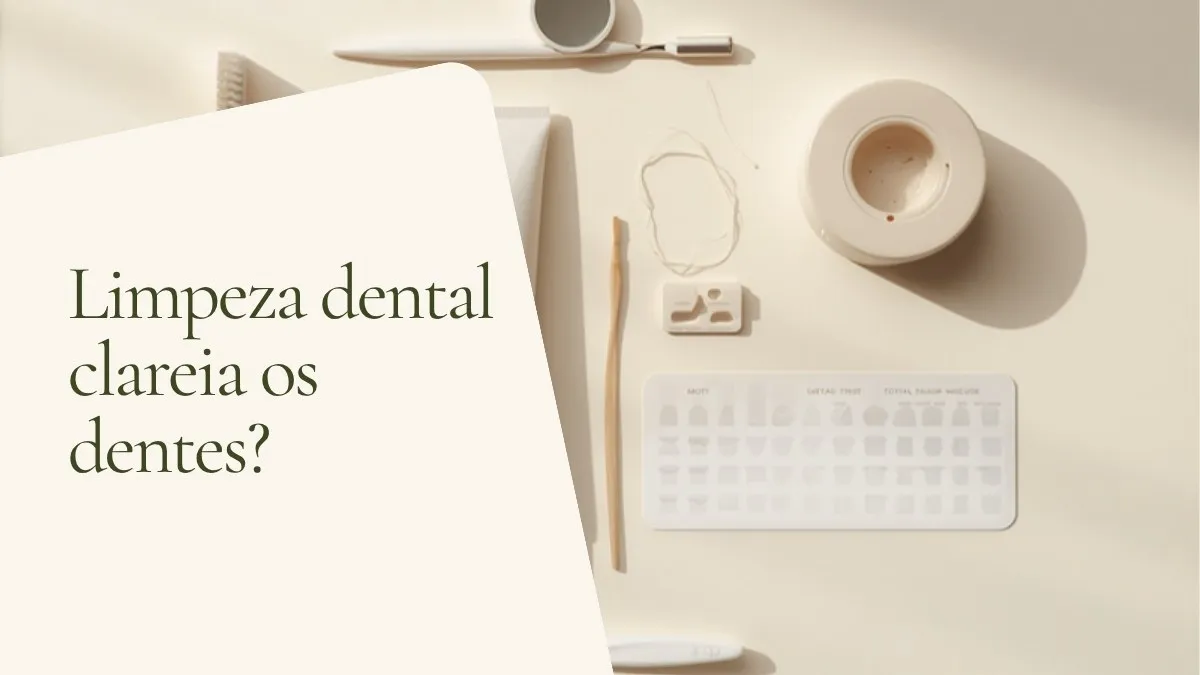 Limpeza dental clareia os dentes?