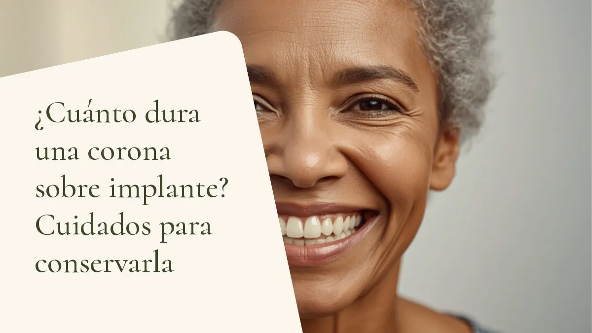 Instrumentos de odontología relacionados con el tema sobre una superficie clara — portada del artículo '¿Cuánto dura una corona sobre implante? Cuidados para conservarla', del consultorio de la Dra. Cléo Salustiano, dentista en Mooca, São Paulo.